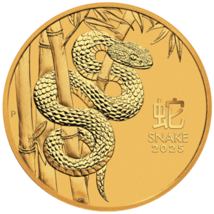 Random 1/2 gram gold coin front view from Ploutos Gold & Silver