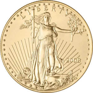 1 ounce American Gold Eagle coin