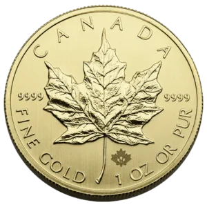 1 ounce Canadian Gold Maple Leaf coin