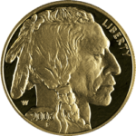 a picture of a 1 troy oz American Gold Buffalo Coin at ploutosgs