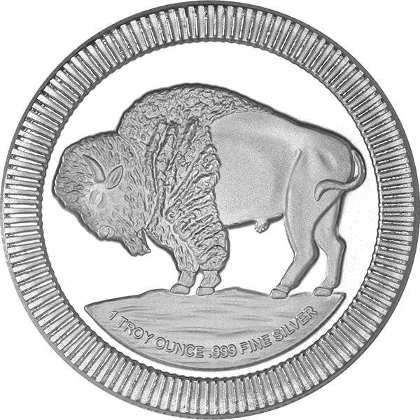 1 Oz Silver Round Buffalo Stackable - Image 2
