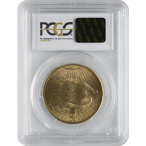$20 U.s. Gold Saint Pcgs63 No Motto - Image 2