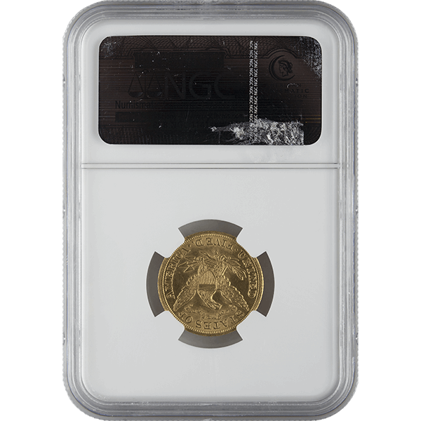 $5 U.s. Gold Liberty Ngc Ms62 - Image 2