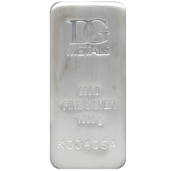 1 kilo silver bar Dillon Gage 32.15 oz .999 fine premium quality investment silver