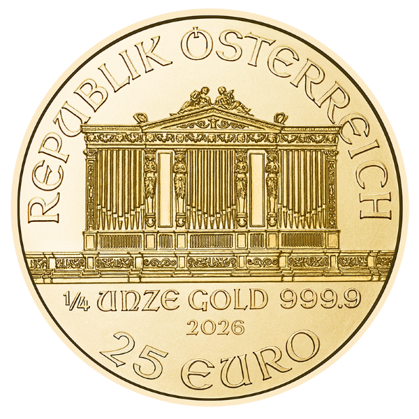 2026 1/4 Oz Austrian Gold Philharmonic