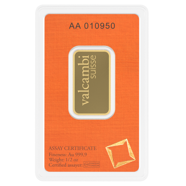 1/2 Oz Gold Bar Valcambi - Image 2