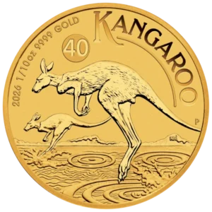 2026 1/10 Oz Australian Gold Kangaroo front