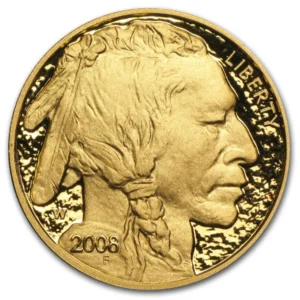 2006 American Gold Buffalo Proof front view from Ploutos Gold & Silver