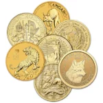 1 oz Gold Sov. Coin Random front view from Ploutos Gold & Silver