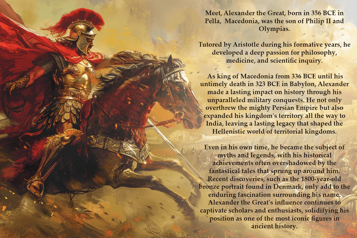 2023 Alexander the Great Legendary Warriors Colorized 1oz Ag .999 Coin (Mintage: 499) additional view