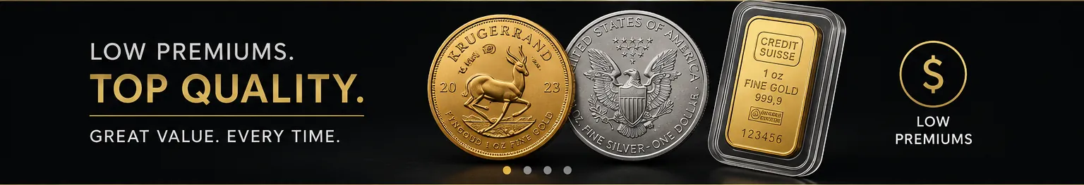Low premium gold and silver bullion from Ploutos Gold and Silver