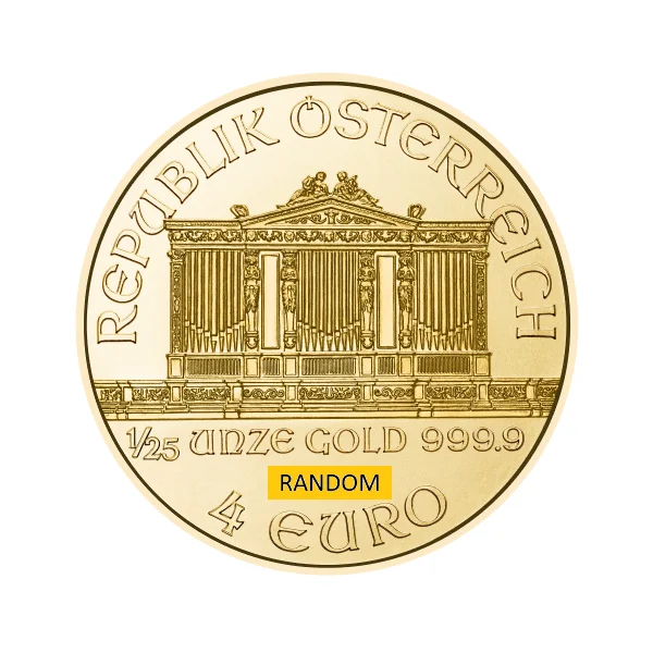 1/25 OZ AUSTRIAN GOLD PHILHARMONIC — obverse