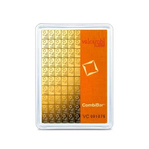 100 GRAM GOLD COMBI-BAR VALCAMBI — obverse