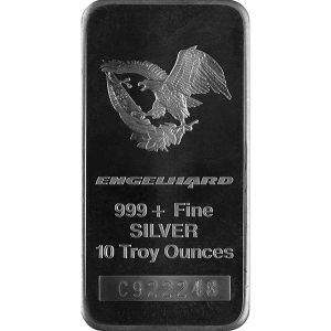10 OZ SILVER BAR ENGELHARD — obverse