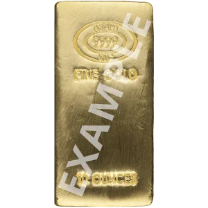 10 OZ GOLD BAR — obverse