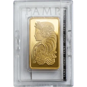 10 OZ GOLD BAR PAMP — obverse