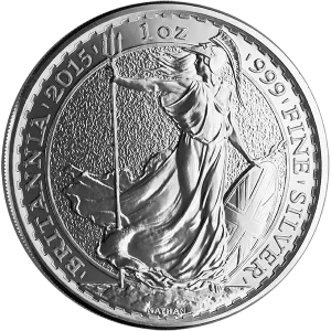 1 OZ GREAT BRITAIN SILVER BRITANNIA — obverse