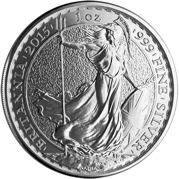 1 OZ GREAT BRITAIN SILVER BRITANNIA — obverse