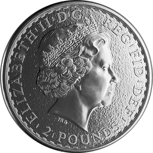 1 OZ GREAT BRITAIN SILVER BRITANNIA — reverse