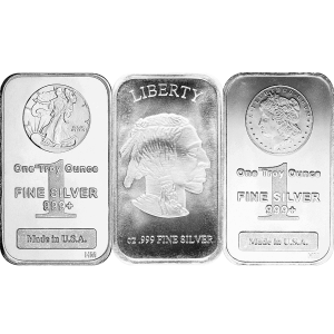 1 OZ SILVER BAR — obverse