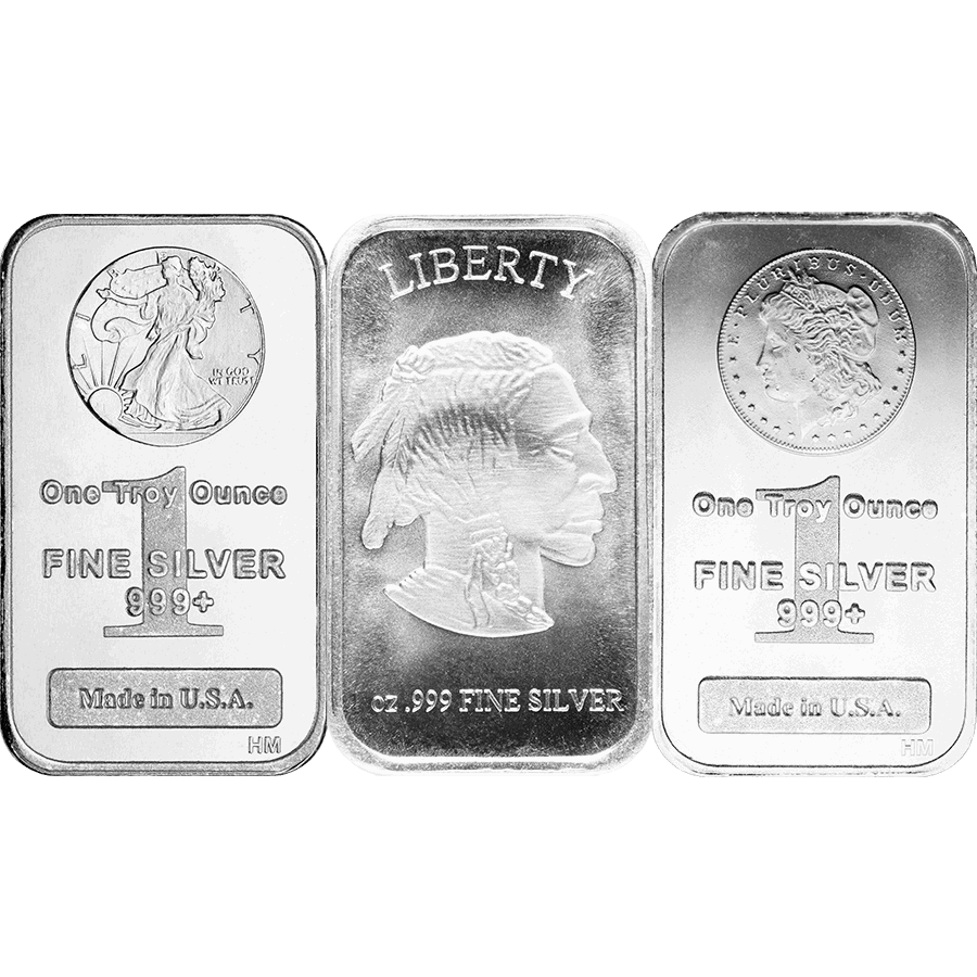 1 OZ SILVER BAR — obverse