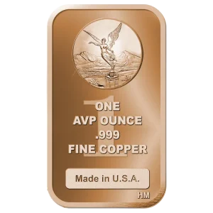 1 OZ COPPER BAR LIBERTAD — obverse