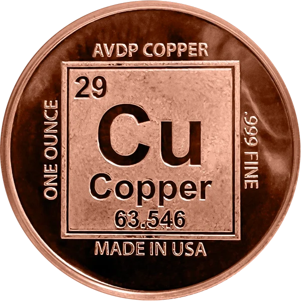 1 OZ COPPER ROUND LINCOLN MEMORIAL — reverse