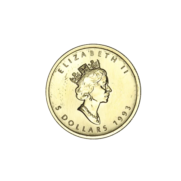 1/10 CANADIAN GOLD MAPLE LEAF (NOT SEALED) — obverse