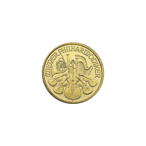 1/10 OZ AUSTRIAN GOLD PHILHARMONIC — obverse