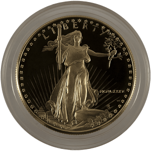 1 OZ AMERICAN GOLD EAGLE PROOF (CAPSULE ONLY) — obverse