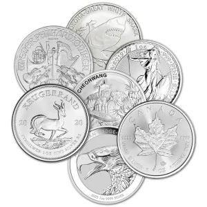 1 OZ SILVER SOVEREIGN MINT COINS MISC TYPE — obverse