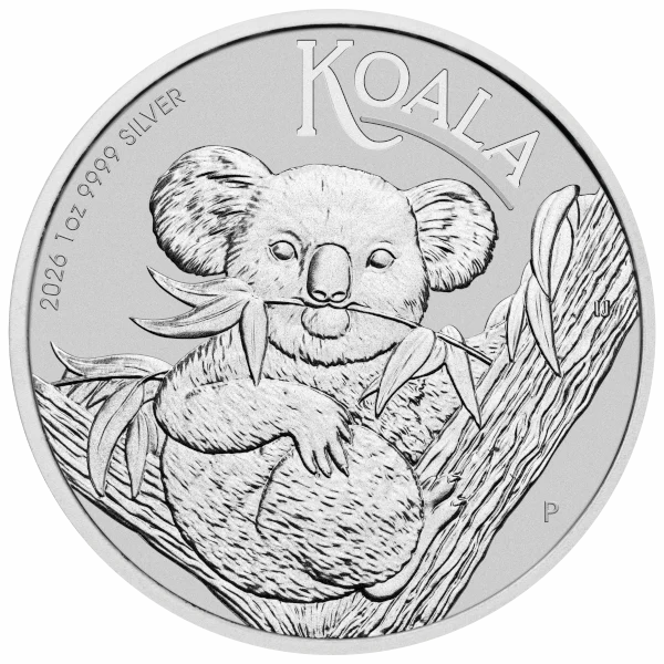 2026 1 OZ AUSTRALIAN SILVER KOALA — obverse