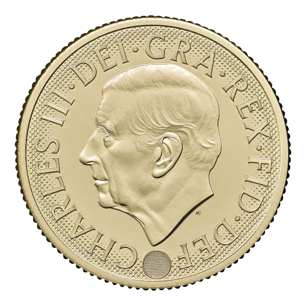 2027 ENGLISH GOLD SOVEREIGN KING CHARLES — obverse