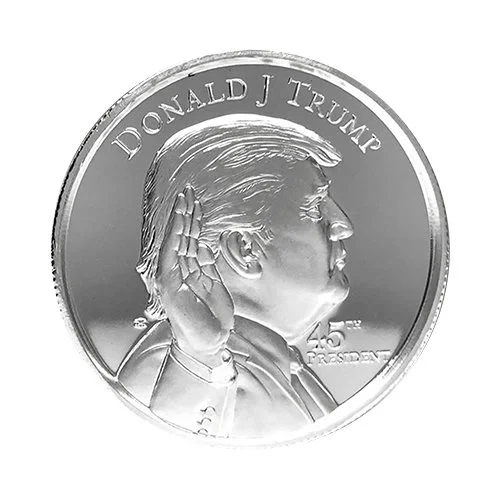 2 oz Silver Trump Round