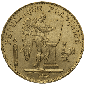 20 FRANC ANGEL BU — obverse