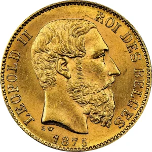 20 FRANC BELGIUM GOLD COIN — obverse