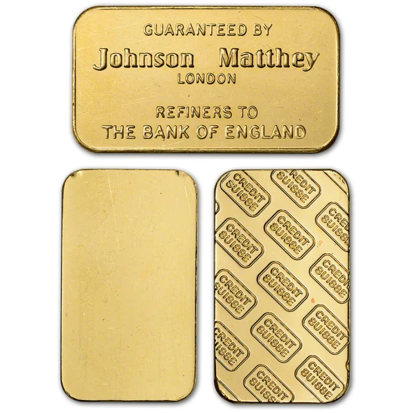 20 GRAM GOLD BAR RANDOM BRAND — reverse