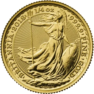 1/4 OZ GREAT BRITAIN GOLD BRITANNIA — obverse