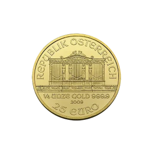 1/4 OZ AUSTRIAN GOLD PHILHARMONIC — reverse