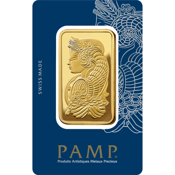 50 GRAM GOLD BAR PAMP FORTUNA — obverse