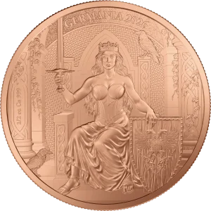 2026 1/2 OZ COPPER ROUND GERMANIA — obverse