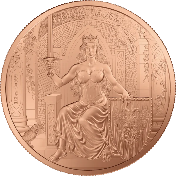 2026 1/2 OZ COPPER ROUND GERMANIA — obverse