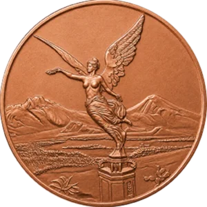 5 OZ COPPER ROUND LIBERTAD — obverse