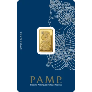 5 GRAM GOLD BAR PAMP — obverse