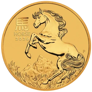 2026 1/2 OZ PERTH MINT GOLD HORSE (LUNAR SERIES) — obverse