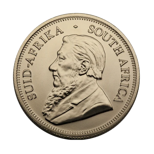 1/2 OZ SOUTH AFRICAN GOLD KRUGERRAND — obverse
