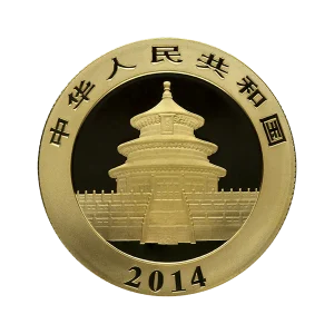1/2 OZ CHINESE GOLD PANDA — obverse