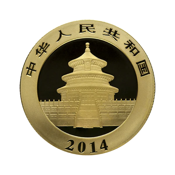 1/2 OZ CHINESE GOLD PANDA — obverse