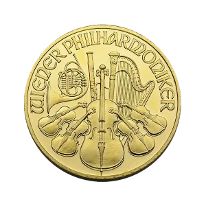 1/2 OZ AUSTRIAN GOLD PHILHARMONIC — obverse