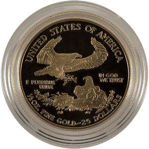 1/2 OZ AMERICAN GOLD EAGLE PROOF (CAPSULE ONLY) — reverse
